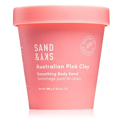 Sand & Sky Australian Pink Clay Smoothing Body Sand rozjasňující tělový peeling 180 g