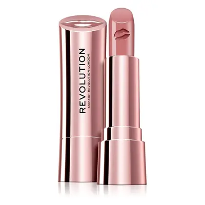 Makeup Revolution Satin Kiss sametová rtěnka odstín White Wedding 3.5 g