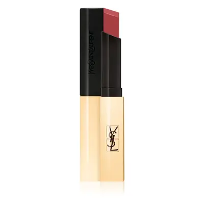 Yves Saint Laurent Rouge Pur Couture The Slim tenká matující rtěnka s koženým efektem odstín 30 