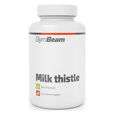 GymBeam Milk Thistle kapsle pro podporu funkce jater 120 cps