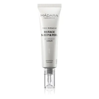 Mádara Time Miracle Reface Sleep & Peel jemné noční peelingové sérum s omlazujícím účinkem 30 ml