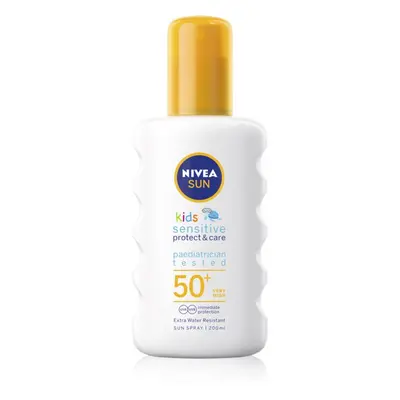 Nivea Sun Kids dětský sprej na opalování SPF 50+ 200 ml