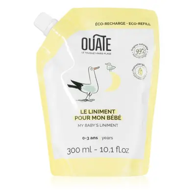 OUATE Liniment For My Baby jemná čisticí emulze pro děti od narození náplň 300 ml