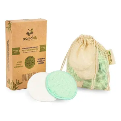 Pandoo Make-up Remover Pads Washable & Reusable pratelné odličovací tampony 10 ks