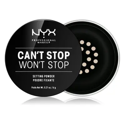 NYX Professional Makeup Can't Stop Won't Stop sypký pudr odstín 01 Light 6 g