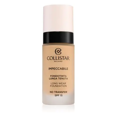 Collistar Impeccabile Long Wear Foundation dlouhotrvající make-up SPF 15 3N Natural 30 ml