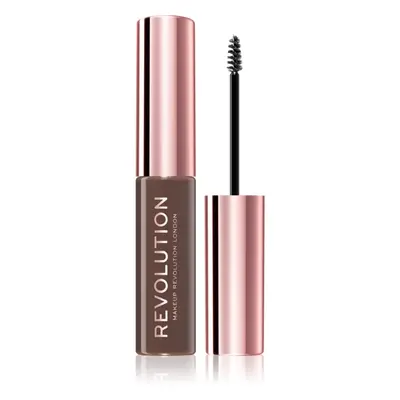 Makeup Revolution Brow Fixer gel na obočí odstín Medium Brown 6 ml