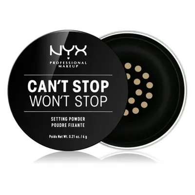 NYX Professional Makeup Can't Stop Won't Stop sypký pudr odstín 02 Light-medium 6 g