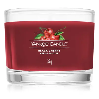 Yankee Candle Black Cherry votivní svíčka glass 37 g