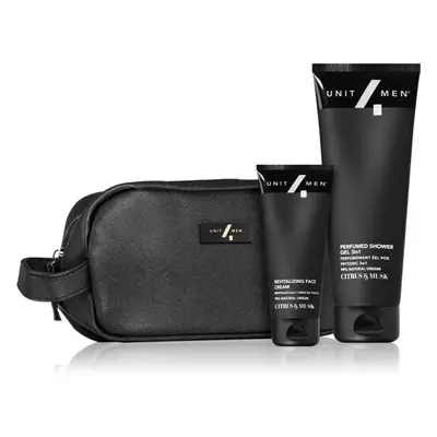 Unit4Men Travel Set Citrus&Musk dárková sada pro muže