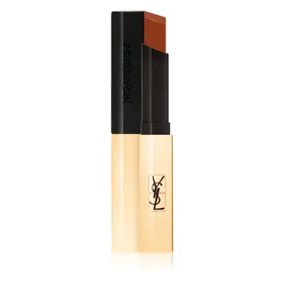 Yves Saint Laurent Rouge Pur Couture The Slim tenká matující rtěnka s koženým efektem odstín 38 