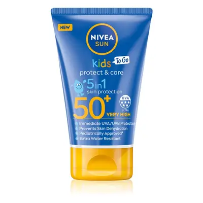 NIVEA SUN Kids dětské mléko na opalování 5 v 1 SPF 50+ 50 ml