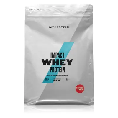 MyProtein Impact Whey Protein syrovátkový protein příchuť Strawberries & Cream 2500 g