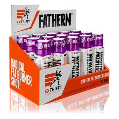 Extrifit Fatherm Shot spalovač tuků příchuť Blackcurrant 15x90 ml