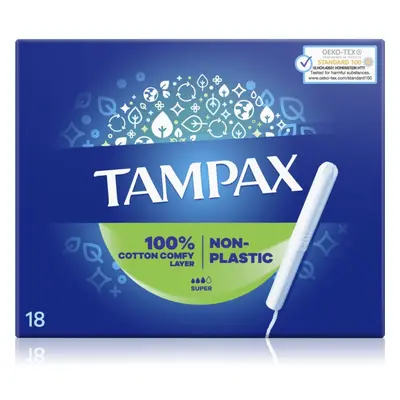 Tampax Super tampony s aplikátorem 18 ks