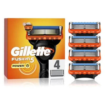 Gillette Fusion5 Power náhradní břity 4 ks