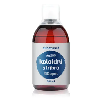 Allnature Koloidní stříbro Ag200 50 ppm zklidňující čisticí tonikum 500 ml