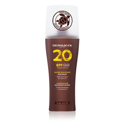 Dermacol Sun Water Resistant voděodolné mléko na opalování ve spreji SPF 20 200 ml