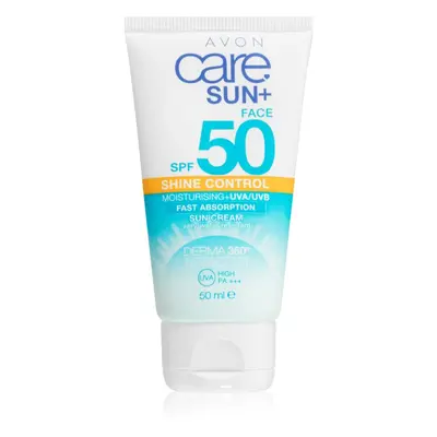 Avon Care Sun + matující krém na opalování SPF 50 50 ml