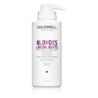 Goldwell Dualsenses Blondes & Highlights regenerační maska neutralizující žluté tóny 500 ml