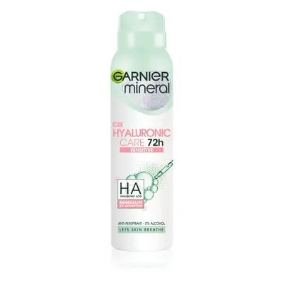 Garnier Mineral Hyaluronic Care antiperspirant ve spreji pro citlivou pokožku 150 ml