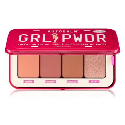 theBalm Autobalm Grl Pwdr paleta tvářenek s rozjasňovačem 8 g