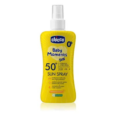 Chicco Baby Moments Sun opalovací sprej pro děti SPF 50+ 0 m+ 150 ml