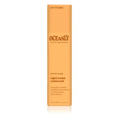 Attitude Oceanly Night Cream rozjasňující noční krém s vitaminem C 30 g