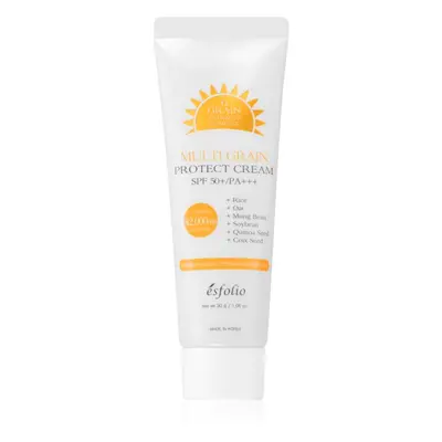 esfolio Protect Cream Multi Grain rozjasňující ochranný krém na opalovaní SPF 50+ 30 g