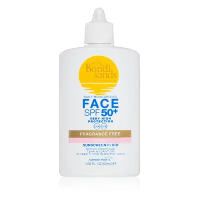 Bondi Sands SPF 50+ Fragrance Free Tinted Face Fluid tónovací ochranný krém na obličej SPF 50+ 5