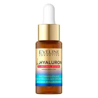 Eveline Cosmetics Bio Hyaluron 3x Retinol System protivráskové a vyplňující sérum 18 ml