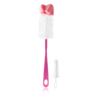 BabyOno Take Care Brush for Bottles and Teats with Mini Brush & Sponge Tip kartáč na čištění Pin