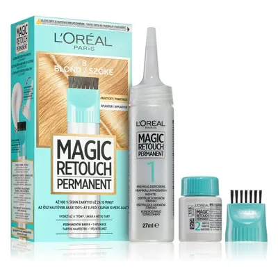 L’Oréal Paris Magic Retouch Permanent tónovací barva na odrosty s aplikátorem odstín 8 BLOND