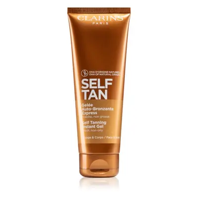 Clarins Self Tan Instant Gel samoopalovací gel na tělo a obličej 125 ml