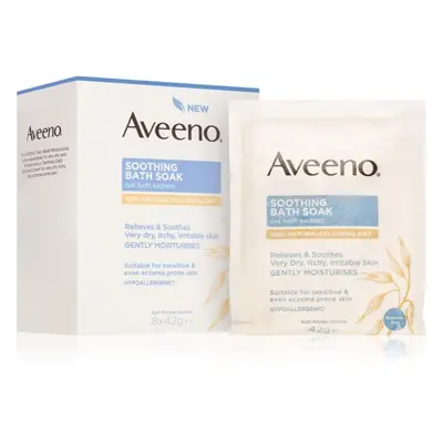 Aveeno Soothing Bath Soak zklidňující ovesná koupel 8x42 g