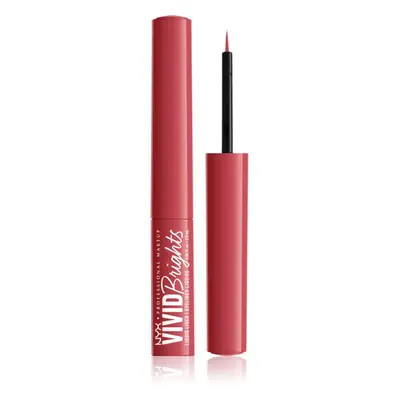 NYX Professional Makeup Vivid Brights tekuté oční linky odstín 04 On Red 2 ml