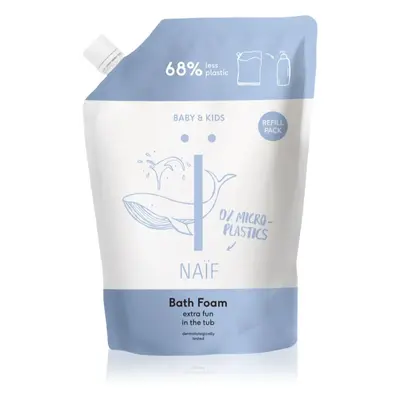 Naif Baby & Kids Bath Foam relaxační pěna do koupele náhradní náplň 500 ml