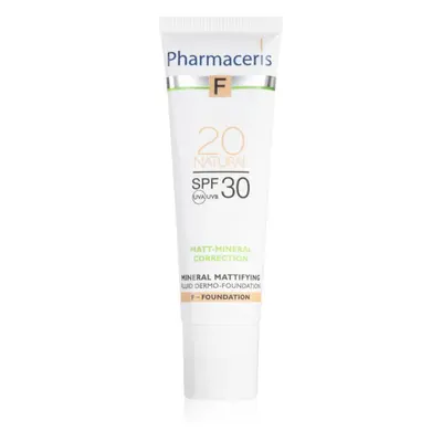 Pharmaceris F-Fluid Foundation matující fluidní make-up SPF 30 odstín 20 Natural 30 ml