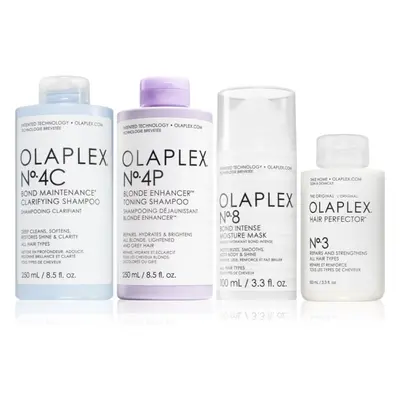 Olaplex The Ultimate Enhancing, Detoxing & Hydrating Kit for Blondes posilující péče pro blond v