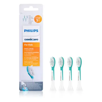 Philips Sonicare For Kids 7+ Standard HX6044/33 náhradní hlavice pro zubní kartáček 4 ks