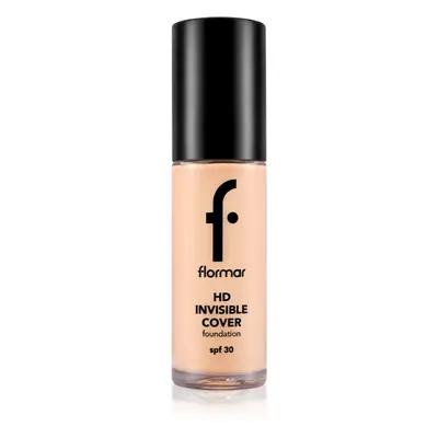 flormar HD Invisible Cover Foundation lehký make-up s rozjasňujícím účinkem SPF 30 odstín 040 Li