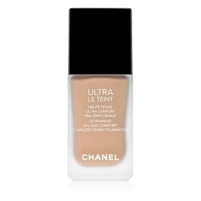 Chanel Ultra Le Teint Flawless Finish Foundation dlouhotrvající matující make-up pro sjednocení 