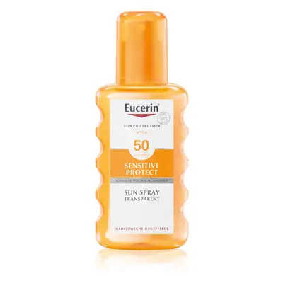 Eucerin Sun Dry Touch Oil Control transparentní ochranný sprej SPF 50 200 ml