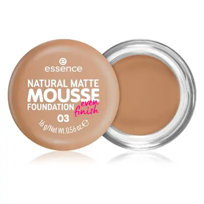 essence NATURAL MATTE MOUSSE pěnový make-up odstín 03 16 g