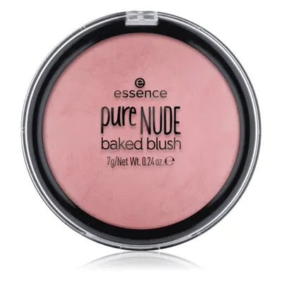 Essence pure NUDE baked pudrová tvářenka odstín 02 - Pink Flush 7 g