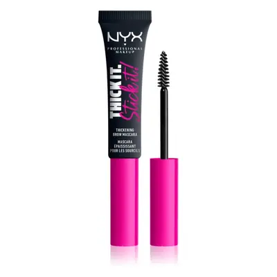 NYX Professional Makeup Thick it Stick It Brow Mascara řasenka na obočí odstín 08 - Black 7 ml