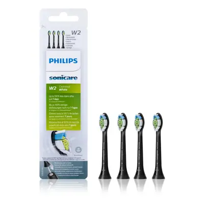 Philips Sonicare Optimal White Standard HX6064/11 náhradní hlavice pro zubní kartáček Black 4 ks