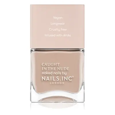 Nails Inc. Caught in the nude lak na nehty odstín South Beach 14 ml