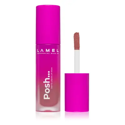 LAMEL Posh Matte Liquid Lip Stain dlouhotrvající matná tekutá rtěnka odstín №401 4 g