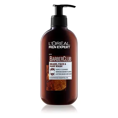 L’Oréal Paris Men Expert Barber Club čisticí gel na vousy, tvář a vlasy 200 ml